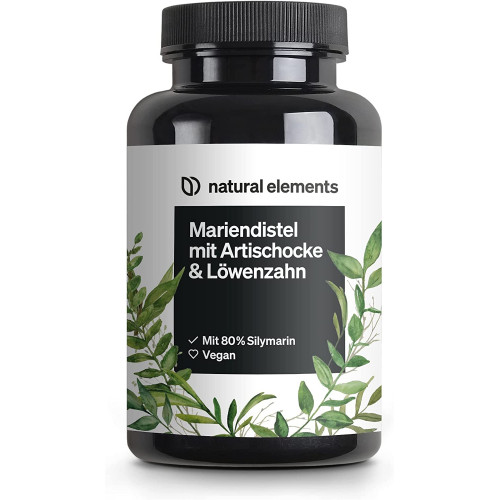 Комплекс розторопші, артишоку та кульбаби Natural Elements - 120 капсул Комплекс розторопші, артишоку та кульбаби Natural Elements - 120 капсул