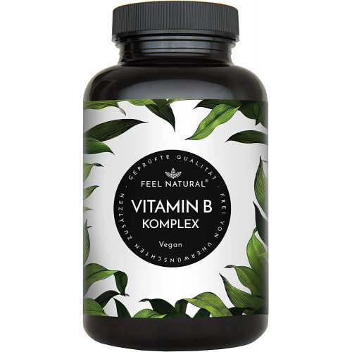 Комплекс вітаміну B 500 мкг Feel Natural - 180 капсул Комплекс вітаміну B 500 мкг Feel Natural - 180 капсул