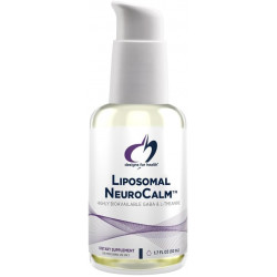 Designs for Health Liposomal NeuroCalm - рідкий ГАМК + L-теанін для підтримки спокою + здорової реакції на стрес (25 порцій / 1,7 унції)