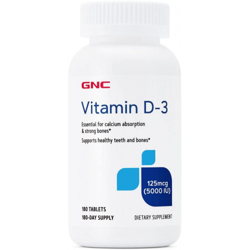 GNC вітамін D-3 5000 МО GNC вітамін D-3 5000 МО