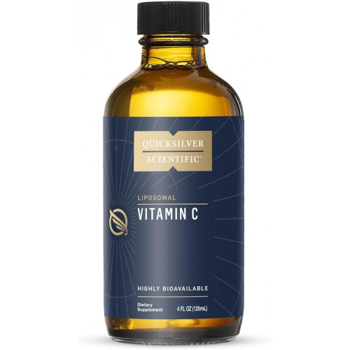 Quicksilver Scientific Liposomal Vitamin C - 1000 мг буферизованої рідкої добавки з вітаміном C - Підтримка імунітету + антиоксидантів - Ліпосоми для чудового засвоєння - Веганський + без ГМО (4 унції / 120 мл) Quicksilver Scientific Liposomal Vitamin C - 1000 мг буферизованої рідкої добавки з вітаміном C - Підтримка імунітету + антиоксидантів - Ліпосоми для чудового засвоєння - Веганський + без ГМО (4 унції / 120 мл)