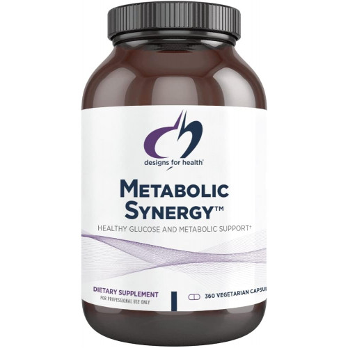 Designs for Health Metabolic Synergy - Полівітаміни та мінеральні добавки з хромом, цинком, селеном, R-ліпоєвою кислотою, вітамінами та іншим (360 капсул) Designs for Health Metabolic Synergy - Полівітаміни та мінеральні добавки з хромом, цинком, селеном, R-ліпоєвою кислотою, вітамінами та іншим (360 капсул)