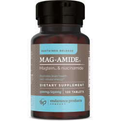 Mag-Amide Magtein 500 мг і ніацинамід 250 мг (120 таблеток)