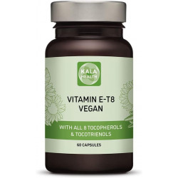 Унікальна веганська формула Kala Health з усіма 8 токоферолами та токотрієнолами, вітаміном Е – не містить ПАУ, важких металів, забруднювачів чи консервантів – сертифікована стійкість – волосся, рубці та шкіра