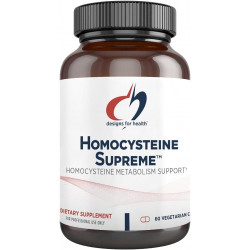 Designs for Health Homocysteine ​​Supreme - метильовані вітаміни групи B з рибофлавіном, B6, B12, фолатом, L-серином і TMG для підтримки мозку та здоров'я серця - метильовані полівітаміни (60 капсул)