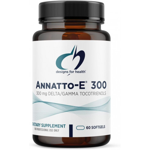 Designs for Health Annatto-E 300 мг токотрієнолів Вітамін Е - Дельта + Гамма токотрієноли для підтримки здоров'я серця, очей, здорового старіння - Антиоксидантна добавка DeltaGold (60 м'яких капсул вітаміну Е) Designs for Health Annatto-E 300 мг токотрієнолів Вітамін Е - Дельта + Гамма токотрієноли для підтримки здоров'я серця, очей, здорового старіння - Антиоксидантна добавка DeltaGold (60 м'яких капсул вітаміну Е)