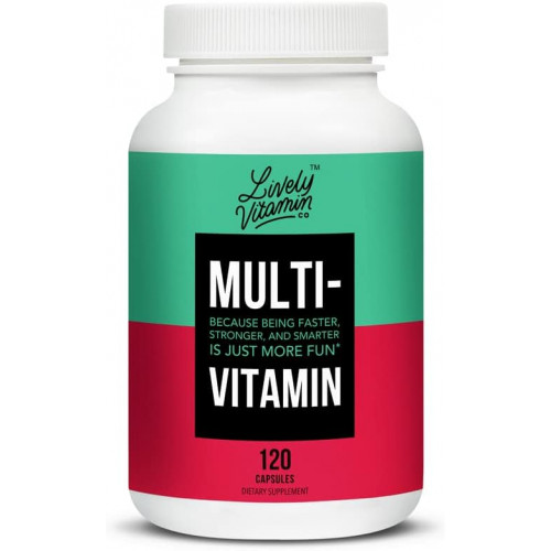 LIVELY VITAMIN CO. Мультивітаміни - 37 вітамінів, мінералів і екстрактів - Енергія - Пам'ять - Імунна функція - Серце- Мозок - Зосередженість - Настрій - Антиоксиданти - Молочні продукти Без сої, глютену - 120 вегетаріанських капсул LIVELY VITAMIN CO. Мультивітаміни - 37 вітамінів, мінералів і екстрактів - Енергія - Пам'ять - Імунна функція - Серце- Мозок - Зосередженість - Настрій - Антиоксиданти - Молочні продукти Без сої, глютену - 120 вегетаріанських капсул