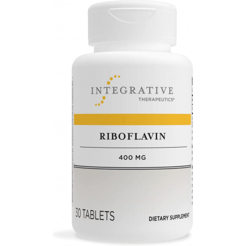 Integrative Therapeutics Riboflavin - клітинна енергія та підтримка виробництва червоних кров'яних тілець* - Добавка з вітаміном B2 - висока ефективність - 30 таблеток по 400 мг Integrative Therapeutics Riboflavin - клітинна енергія та підтримка виробництва червоних кров'яних тілець* - Добавка з вітаміном B2 - висока ефективність - 30 таблеток по 400 мг