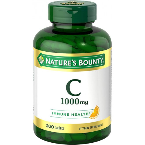Nature's Bounty Vitamin C, підтримує імунну та антиоксидантну добавку, вітамін C, 1000 мг, 300 таблеток Nature's Bounty Vitamin C, підтримує імунну та антиоксидантну добавку, вітамін C, 1000 мг, 300 таблеток