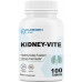 Puregen Labs Kidney-Vite | Premier Kidney, Renal Support | Без ГМО, без глютену, без штучних барвників - 100 вегетаріанських таблеток Puregen Labs Kidney-Vite | Premier Kidney, Renal Support | Без ГМО, без глютену, без штучних барвників - 100 вегетаріанських таблеток