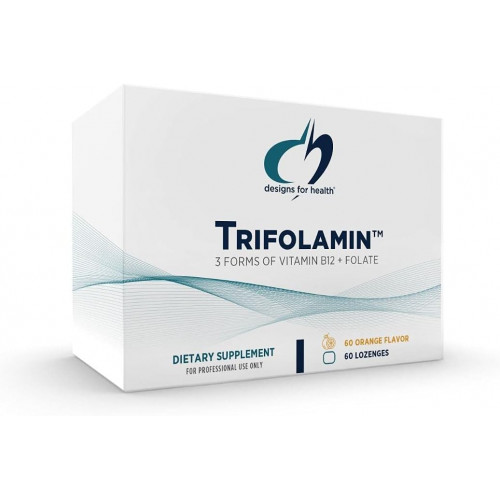 Designs for Health Трифоламін B12 + фолієві пастилки - 3000 мкг B12 (три форми) + MTHF метилфолатна добавка - смачний апельсиновий смак, швидкорозчинні таблетки (60 пастилок) Designs for Health Трифоламін B12 + фолієві пастилки - 3000 мкг B12 (три форми) + MTHF метилфолатна добавка - смачний апельсиновий смак, швидкорозчинні таблетки (60 пастилок)