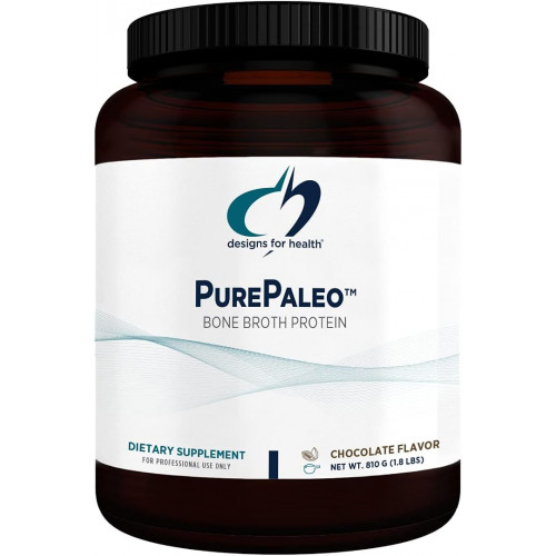 Designs for Health PurePaleo Collagen Protein Powder - 21g HydroBEEF Bone Broth Protein Supplement with Collagen Peptides + BCAAs - Шоколад, без ГМО, без молочних продуктів + без глютену (30 порцій / 810 г) Designs for Health PurePaleo Collagen Protein Powder - 21g HydroBEEF Bone Broth Protein Supplement with Collagen Peptides + BCAAs - Шоколад, без ГМО, без молочних продуктів + без глютену (30 порцій / 810 г)