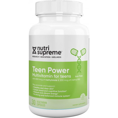 Nutri Supreme Teen Multivitamin for Boys and Girls 12-17, найкращі кошерні підліткові вітаміни один на день, створені для розвитку підлітків та імунного здоров’я, 30 капсул Nutri Supreme Teen Multivitamin for Boys and Girls 12-17, найкращі кошерні підліткові вітаміни один на день, створені для розвитку підлітків та імунного здоров’я, 30 капсул