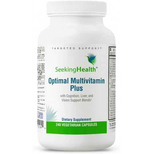 Searching Health Optimal Multivitamin Plus - добавка з біотином, CoQ10. і вітамін B12 - підтримка метилювання та енергії - 240 капсул Searching Health Optimal Multivitamin Plus - добавка з біотином, CoQ10. і вітамін B12 - підтримка метилювання та енергії - 240 капсул