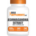 BulkSupplements.com Екстракт ашвагандхи в капсулах - ашваганда 600 мг, добавка ашвагандхи, капсули ашвагандхи - веганські та без глютену, 1 капсула на порцію, 240 овочевих капсул, упаковка по 1 шт. BulkSupplements.com Екстракт ашвагандхи в капсулах - ашваганда 600 мг, добавка ашвагандхи, капсули ашвагандхи - веганські та без глютену, 1 капсула на порцію, 240 овочевих капсул, упаковка по 1 шт.