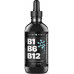 B1 B6 B12 Vitamin Liquid Drops - Добавка для підтримки нервів, енергії та мозку - Фруктовий смак - Метилкобаламін, тіамін, піридоксин - 60-денний запас - 2 унції - для чоловіків і жінок - Просто зроблено B1 B6 B12 Vitamin Liquid Drops - Добавка для підтримки нервів, енергії та мозку - Фруктовий смак - Метилкобаламін, тіамін, піридоксин - 60-денний запас - 2 унції - для чоловіків і жінок - Просто зроблено