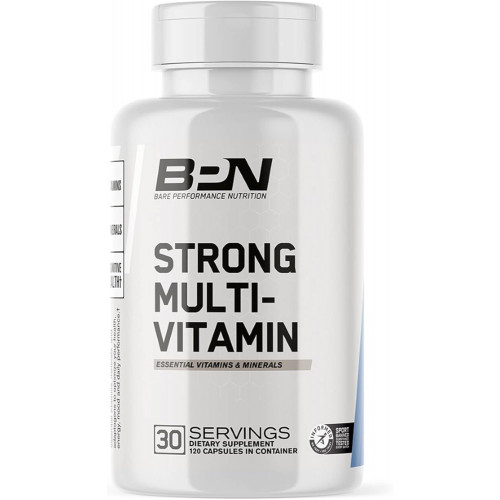 BARE PERFORMANCE NUTRITION, BPN Strong Multi-Vitamin, базове здоров’я, покращений настрій і сон, адаптогени, покращене когнітивне здоров’я BARE PERFORMANCE NUTRITION, BPN Strong Multi-Vitamin, базове здоров’я, покращений настрій і сон, адаптогени, покращене когнітивне здоров’я