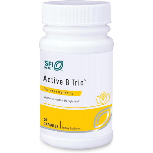 Klaire Labs Active B Trio - Активний комплекс вітамінів B для підтримки настрою та енергії - Добавка вітаміну B12 (метилкобаламін) з вітаміном B6 і фолатом (метилфолат) - гіпоалергенний (60 капсул) Klaire Labs Active B Trio - Активний комплекс вітамінів B для підтримки настрою та енергії - Добавка вітаміну B12 (метилкобаламін) з вітаміном B6 і фолатом (метилфолат) - гіпоалергенний (60 капсул)