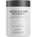 Codeage Teeth & Gums Вітаміни + пероральні пробіотики для порожнини рота - Цільнохарчовий кальцій, колаген, калій, вітамін С, D3, K2, цинк - Полівітамінні добавки для догляду за ротовою порожниною та зубами - 90 капсул Codeage Teeth & Gums Вітаміни + пероральні пробіотики для порожнини рота - Цільнохарчовий кальцій, колаген, калій, вітамін С, D3, K2, цинк - Полівітамінні добавки для догляду за ротовою порожниною та зубами - 90 капсул