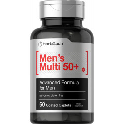Horbäach Men's Multivitamin 50 Plus | 60 капсул | Добавка без ГМО та глютену
