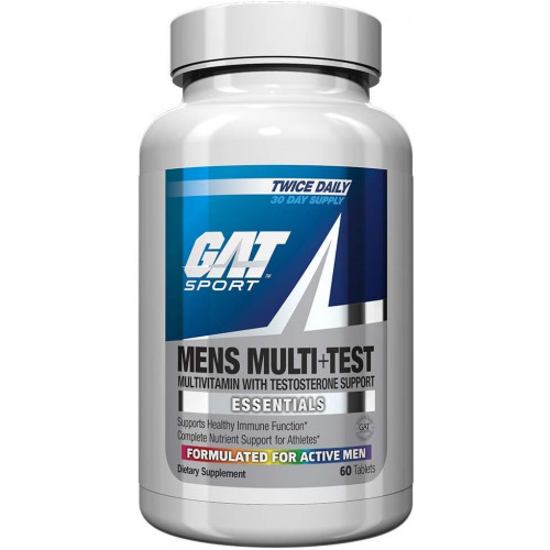 GAT SPORT Men's Multi + Test, мультивітамінні таблетки преміум-класу (60 штук) GAT SPORT Men's Multi + Test, мультивітамінні таблетки преміум-класу (60 штук)