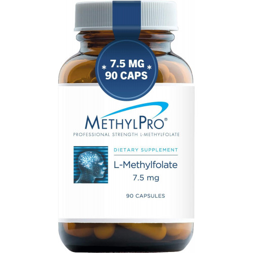 MethylPro 7,5 мг L-метилфолату (90 капсул) - професійний активний метилфолат, добавка 5-MTHF для настрою, метилювання гомоцистеїну + підтримка імунітету, без глютену та наповнювачів MethylPro 7,5 мг L-метилфолату (90 капсул) - професійний активний метилфолат, добавка 5-MTHF для настрою, метилювання гомоцистеїну + підтримка імунітету, без глютену та наповнювачів