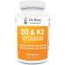 Добавка Dr. Berg's Vitamin D3 K2 з олією MCT - містить 10 000 МО вітаміну D3, 100 мкг вітаміну K2 MK7, очищені жовчні солі, цинк і магній для повного засвоєння - 120 капсул Добавка Dr. Berg's Vitamin D3 K2 з олією MCT - містить 10 000 МО вітаміну D3, 100 мкг вітаміну K2 MK7, очищені жовчні солі, цинк і магній для повного засвоєння - 120 капсул