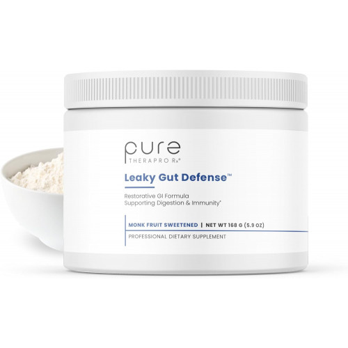 Pure Therapro Rx Leaky Gut Defense - добавка для здоров'я кишечника з L-глутаміном, екстрактом кореня солодки, листям алое, арабіногалактаном - (30 порцій, 168 г) Pure Therapro Rx Leaky Gut Defense - добавка для здоров'я кишечника з L-глутаміном, екстрактом кореня солодки, листям алое, арабіногалактаном - (30 порцій, 168 г)