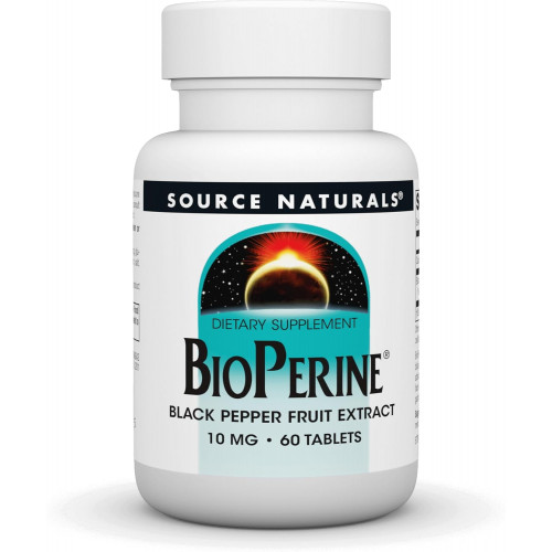 Source Naturals BioPerine, екстракт плодів чорного перцю - сприяє засвоєнню поживних речовин* - 60 таблеток Source Naturals BioPerine, екстракт плодів чорного перцю - сприяє засвоєнню поживних речовин* - 60 таблеток