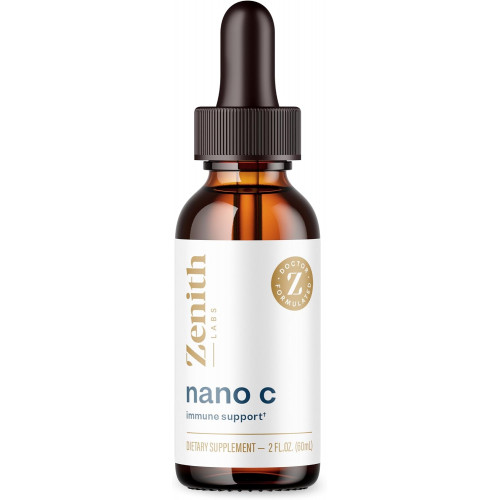 Zenith Labs Liquid Vitamin C Drops for Adults - Nano C Natural Immune Support Supplement, Vitamin C Liquid Supplement for Forster Imunity - Nanotechnology Micro C Particles for Fast Absorption Zenith Labs Liquid Vitamin C Drops for Adults - Nano C Natural Immune Support Supplement, Vitamin C Liquid Supplement for Forster Imunity - Nanotechnology Micro C Particles for Fast Absorption
