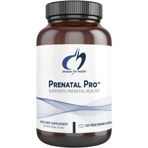 Designs for Health Prenatal Pro Methylated Multivitamin for Women - пренатальні вітаміни із залізом, A, D, E + вітаміном K з метильованим фолатом, кальцієм, магнієм, цинком для годування та після пологів (120 капсул) Designs for Health Prenatal Pro Methylated Multivitamin for Women - пренатальні вітаміни із залізом, A, D, E + вітаміном K з метильованим фолатом, кальцієм, магнієм, цинком для годування та після пологів (120 капсул)