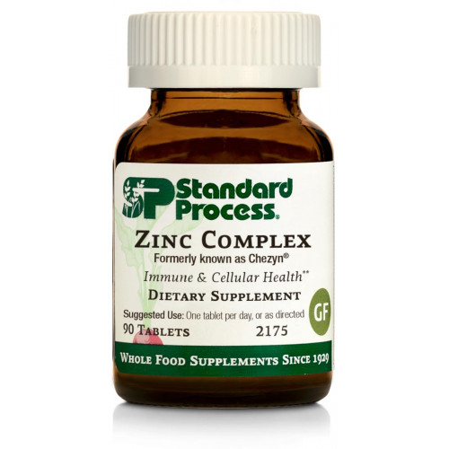 Standard Process Zinc Complex - підтримка імунітету, підтримка щитовидної залози, підтримка когнітивного здоров'я та підтримка здоров'я крові із залізом, цинком і міддю - 90 таблеток Standard Process Zinc Complex - підтримка імунітету, підтримка щитовидної залози, підтримка когнітивного здоров'я та підтримка здоров'я крові із залізом, цинком і міддю - 90 таблеток