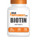 BulkSupplements.com Biotin 10000mcg Softgels - Біотинові капсули, Біотинова добавка, біотин, вітаміни для волосся, шкіри та нігтів - Біотинові таблетки, без глютену - 1 капсула на порцію, 120 капсул BulkSupplements.com Biotin 10000mcg Softgels - Біотинові капсули, Біотинова добавка, біотин, вітаміни для волосся, шкіри та нігтів - Біотинові таблетки, без глютену - 1 капсула на порцію, 120 капсул
