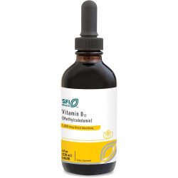 Klaire Labs Vitamin B12 Liquid Drops 1mg - Метилкобаламін B12 Liquid Supplement for Mood & Cognitive Supplement - 1000mcg Active Coenzyme Methylcobalamin (120 Servings, 4 Unces)