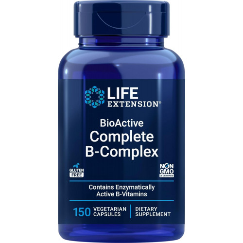 Life Extension BioActive Complete B-Complex, 150 вегетаріанських капсул Life Extension BioActive Complete B-Complex, 150 вегетаріанських капсул
