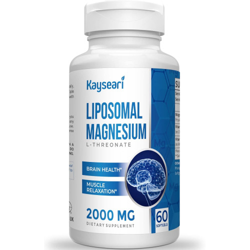 Liposomal Magnesium L-Threonate 2000mg-High Absorption-Magnesium Threonate Supplements with Vitamin D3 & K2 for Women, Men, 60 Magnesium L-Threonate Capsules for Brain, memory, Cognition, Koste, Muscle Liposomal Magnesium L-Threonate 2000mg-High Absorption-Magnesium Threonate Supplements with Vitamin D3 & K2 for Women, Men, 60 Magnesium L-Threonate Capsules for Brain, memory, Cognition, Koste, Muscle