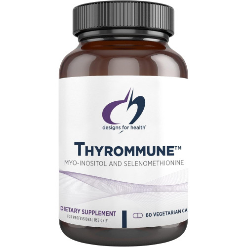 Designs for Health Thyrommune - добавка для підтримки щитовидної залози з селеном (селенометіонін) + міо-інозитол - для веганів і без глютену (60 капсул) Designs for Health Thyrommune - добавка для підтримки щитовидної залози з селеном (селенометіонін) + міо-інозитол - для веганів і без глютену (60 капсул)