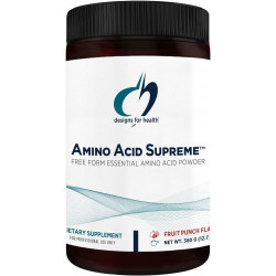 Designs for Health Complete Amino Acid Powder with BCAAs - Amino Acid Supreme, фруктовий пунш (30 порцій / 360 г)
