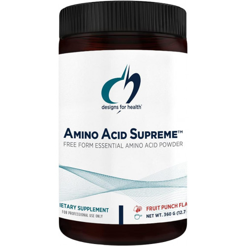 Designs for Health Complete Amino Acid Powder with BCAAs - Amino Acid Supreme, фруктовий пунш (30 порцій / 360 г) Designs for Health Complete Amino Acid Powder with BCAAs - Amino Acid Supreme, фруктовий пунш (30 порцій / 360 г)