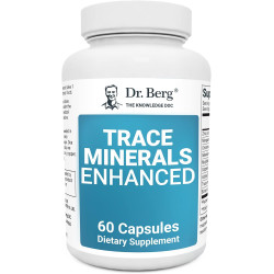 Показано переклад для запиту Dr. Berg Trace Minerals Enhanced Complex - Complete with 70+ Nutrient-Dense Healthy Minerals - Made with/Natural Ingredients - Dietary Supplements - 60 Capsules