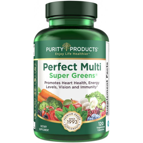 Дієтична добавка Purity Products Perfect Multi Super Greens Health Nutrition, 120 шт Дієтична добавка Purity Products Perfect Multi Super Greens Health Nutrition, 120 шт