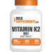 BulkSupplements.com Softgels з вітаміном K2 - Вітамін K2 MK7, добавка з вітаміном K2, вітамін K2 100 мкг - MK7 Вітамін K2 для кісток, без глютену - 1 капсула на порцію, 365 капсул BulkSupplements.com Softgels з вітаміном K2 - Вітамін K2 MK7, добавка з вітаміном K2, вітамін K2 100 мкг - MK7 Вітамін K2 для кісток, без глютену - 1 капсула на порцію, 365 капсул