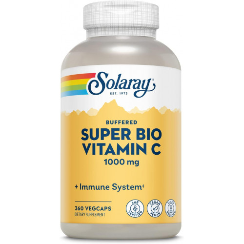 Solaray Super Bio C, що буферне вітамін С з/біофлавоноїдами, формула вивільнення приуміканих вивільнення цілоденної імунної підтримки, ніжне травлення, 1000 мг, 360 см. Solaray Super Bio C, що буферне вітамін С з/біофлавоноїдами, формула вивільнення приуміканих вивільнення цілоденної імунної підтримки, ніжне травлення, 1000 мг, 360 см.