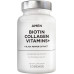 Amen Biotin Collagen Vitamins+ Розширена підтримка волосся, шкіри, нігтів та імунітету - 10 000 мкг біотину, колагену, кератину, вітамінів С і Е, фолієвої кислоти, гіалуронової кислоти, МСМ - 3-місячний запас, без ГМО - 90 капсул Amen Biotin Collagen Vitamins+ Розширена підтримка волосся, шкіри, нігтів та імунітету - 10 000 мкг біотину, колагену, кератину, вітамінів С і Е, фолієвої кислоти, гіалуронової кислоти, МСМ - 3-місячний запас, без ГМО - 90 капсул