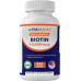 Vitamatic Biotin 10 000 мкг (10 мг) для зміцнення волосся, шкіри та нігтів - 365 веганських таблеток - також називається вітамін B7 Vitamatic Biotin 10 000 мкг (10 мг) для зміцнення волосся, шкіри та нігтів - 365 веганських таблеток - також називається вітамін B7