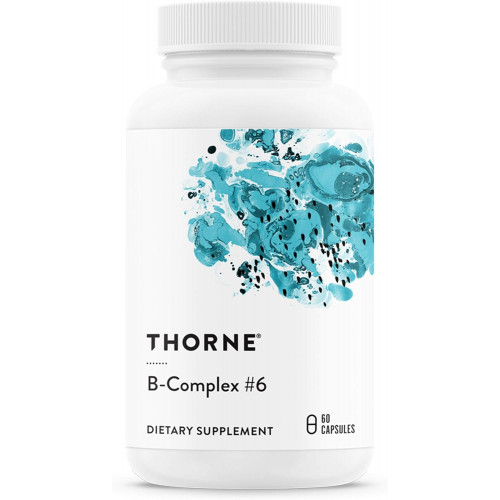 THORNE B-Complex #6 - комплекс вітамінів B з активними формами основних вітамінів групи B та додатковими капсулами B6-60 THORNE B-Complex #6 - комплекс вітамінів B з активними формами основних вітамінів групи B та додатковими капсулами B6-60