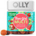 OLLY Teen Girl Multi Gummy, Здорова шкіра та підтримка імунітету, 15 основних вітамінів, біотин, цинк, кальцій, жувальні мультивітаміни, ягідна диня, 35-денний запас - 70 шт. OLLY Teen Girl Multi Gummy, Здорова шкіра та підтримка імунітету, 15 основних вітамінів, біотин, цинк, кальцій, жувальні мультивітаміни, ягідна диня, 35-денний запас - 70 шт.