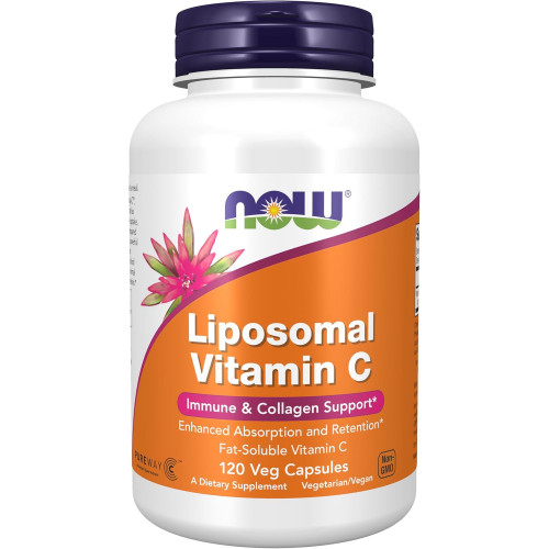 NOW Liposomal Vitamin C - 120 рослинних капсул NOW Liposomal Vitamin C - 120 рослинних капсул