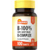 Sundance Vitamin B-Complex 100% добова норма | 100 таблеток | Вегетаріанська добавка без ГМО та глютену Sundance Vitamin B-Complex 100% добова норма | 100 таблеток | Вегетаріанська добавка без ГМО та глютену
