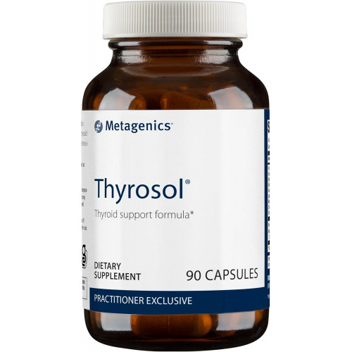 Metagenics Thyrosol Supplement - підтримує здоров'я щитовидної залози* - сприяє зняттю втоми* - з йодом, магнієм тощо - без ГМО та без глютену - 90 штук Metagenics Thyrosol Supplement - підтримує здоров'я щитовидної залози* - сприяє зняттю втоми* - з йодом, магнієм тощо - без ГМО та без глютену - 90 штук